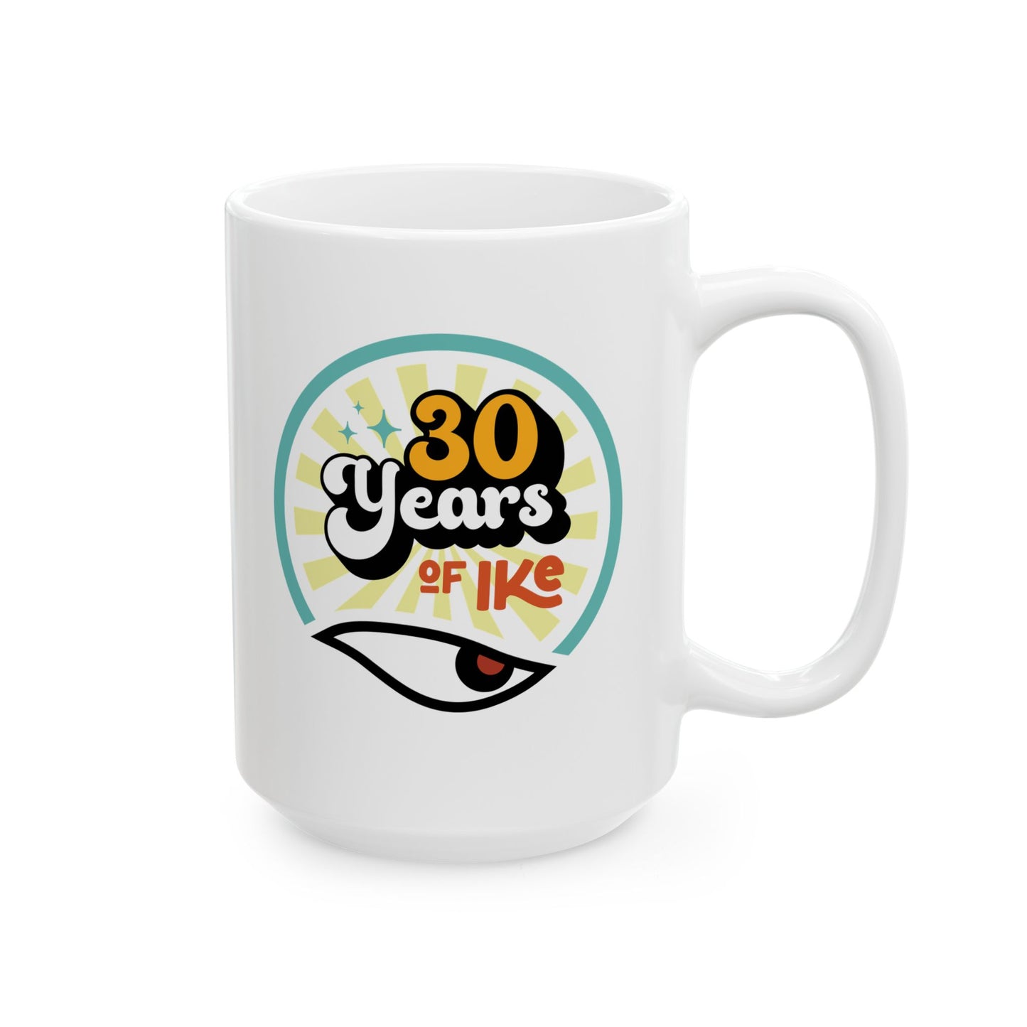 30 Years of Ike - Ceramic Mug, (11oz, 15oz)
