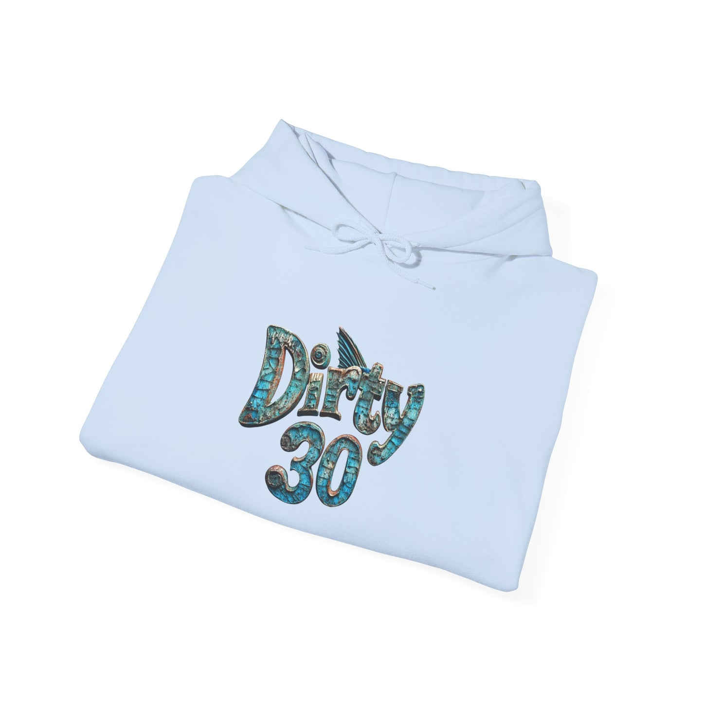 Dirty 30 Unisex Heavy Blend Hoodie - Comfy and Stylish Celebration Sweatshirt