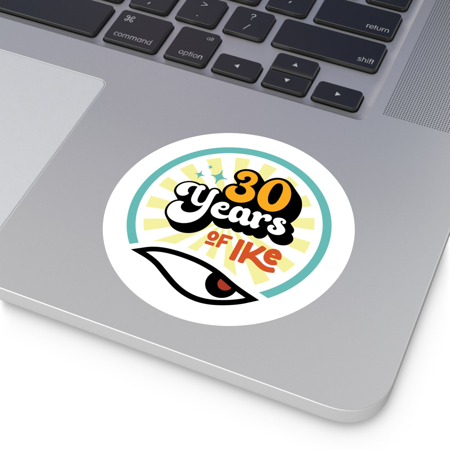 30 Years of Ike - Round Stickers, Indoor\Outdoor