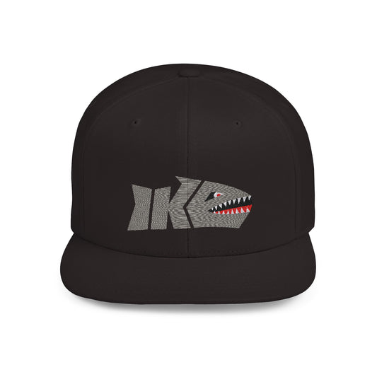 Ike Shark Flat Bill Snapback