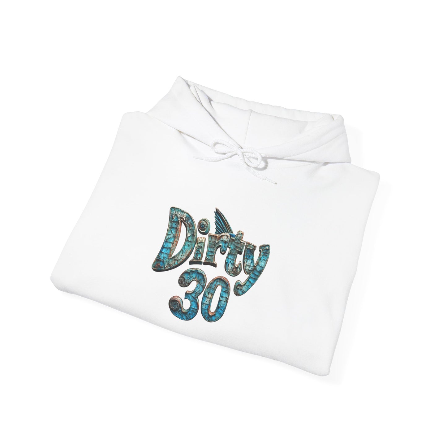 Dirty 30 Unisex Heavy Blend Hoodie - Comfy and Stylish Celebration Sweatshirt