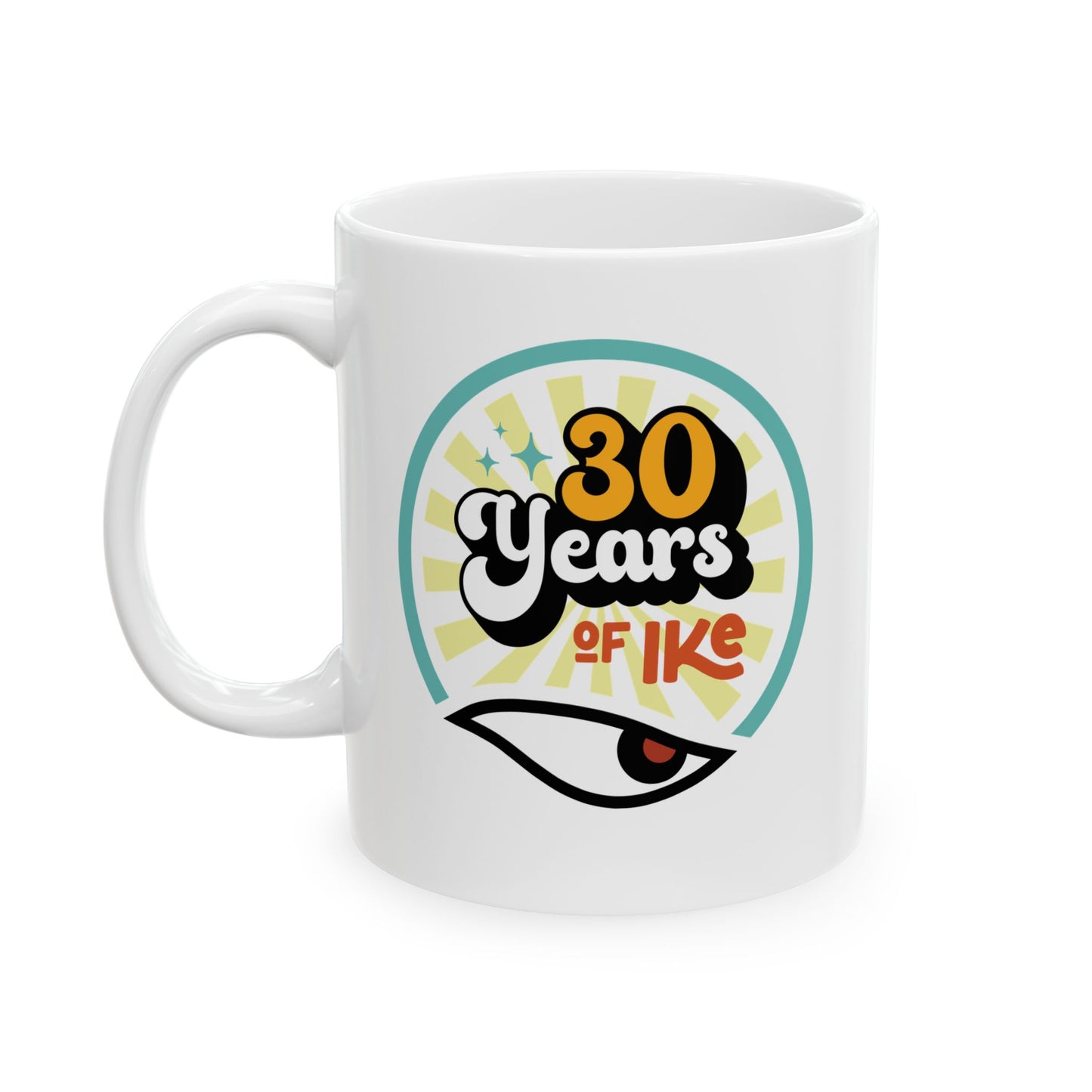 30 Years of Ike - Ceramic Mug, (11oz, 15oz)
