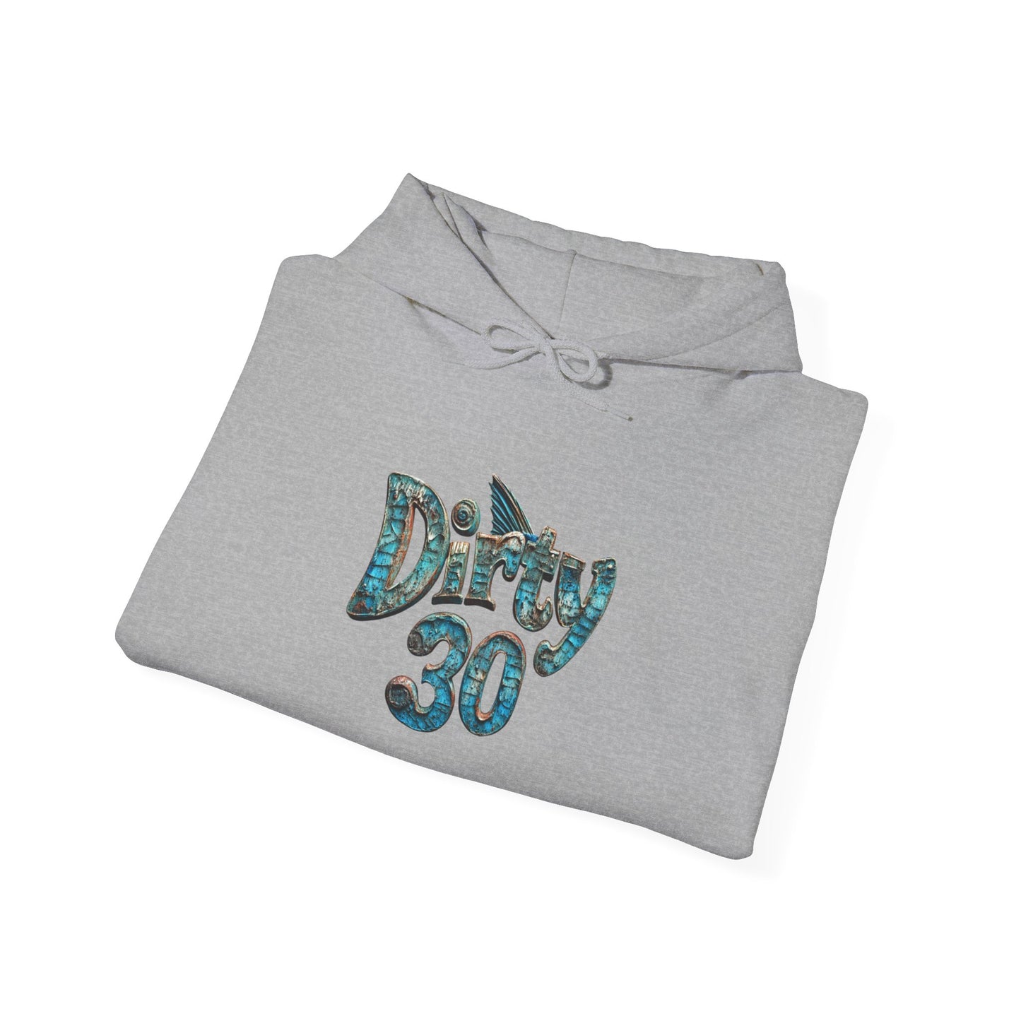 Dirty 30 Unisex Heavy Blend Hoodie - Comfy and Stylish Celebration Sweatshirt