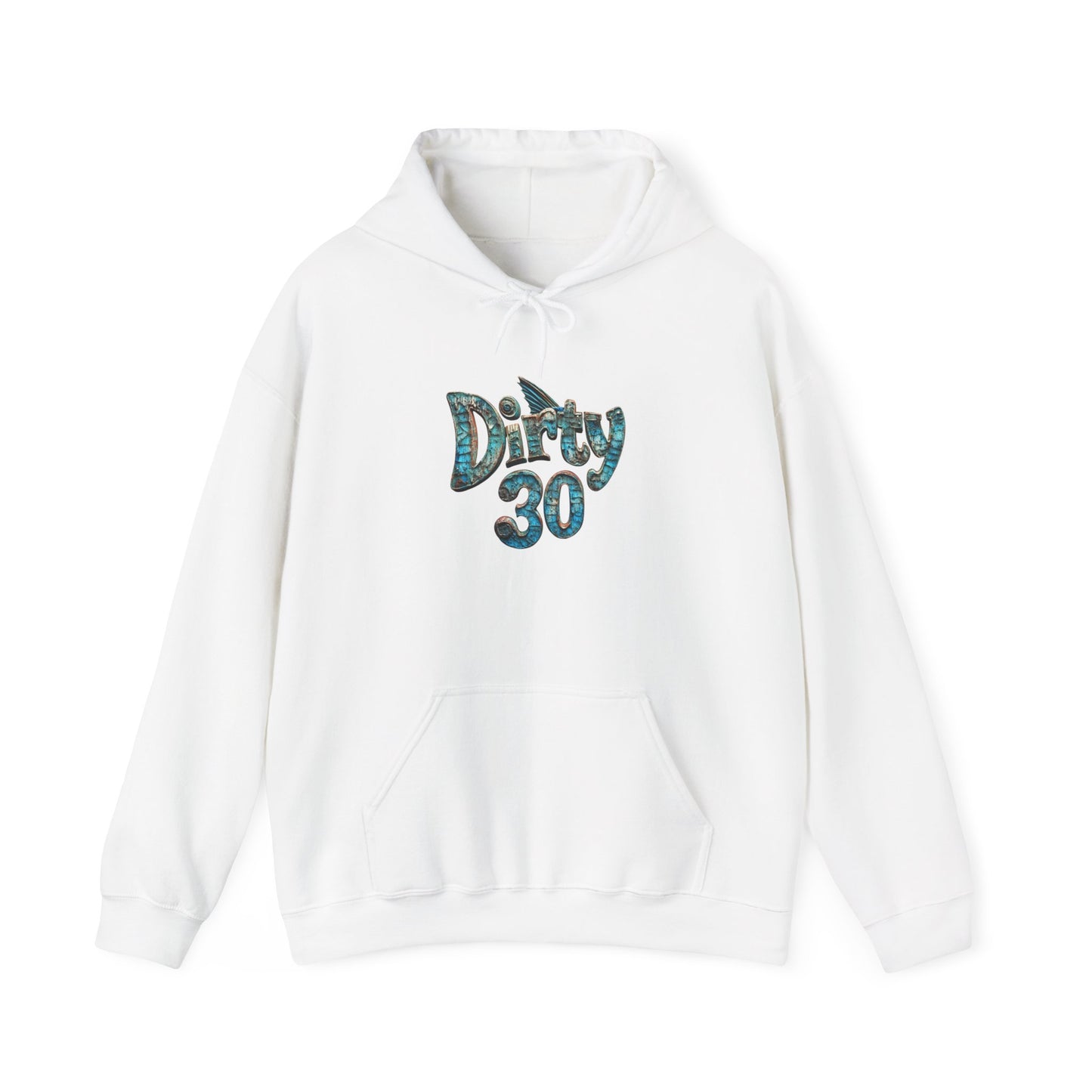 Dirty 30 Unisex Heavy Blend Hoodie - Comfy and Stylish Celebration Sweatshirt