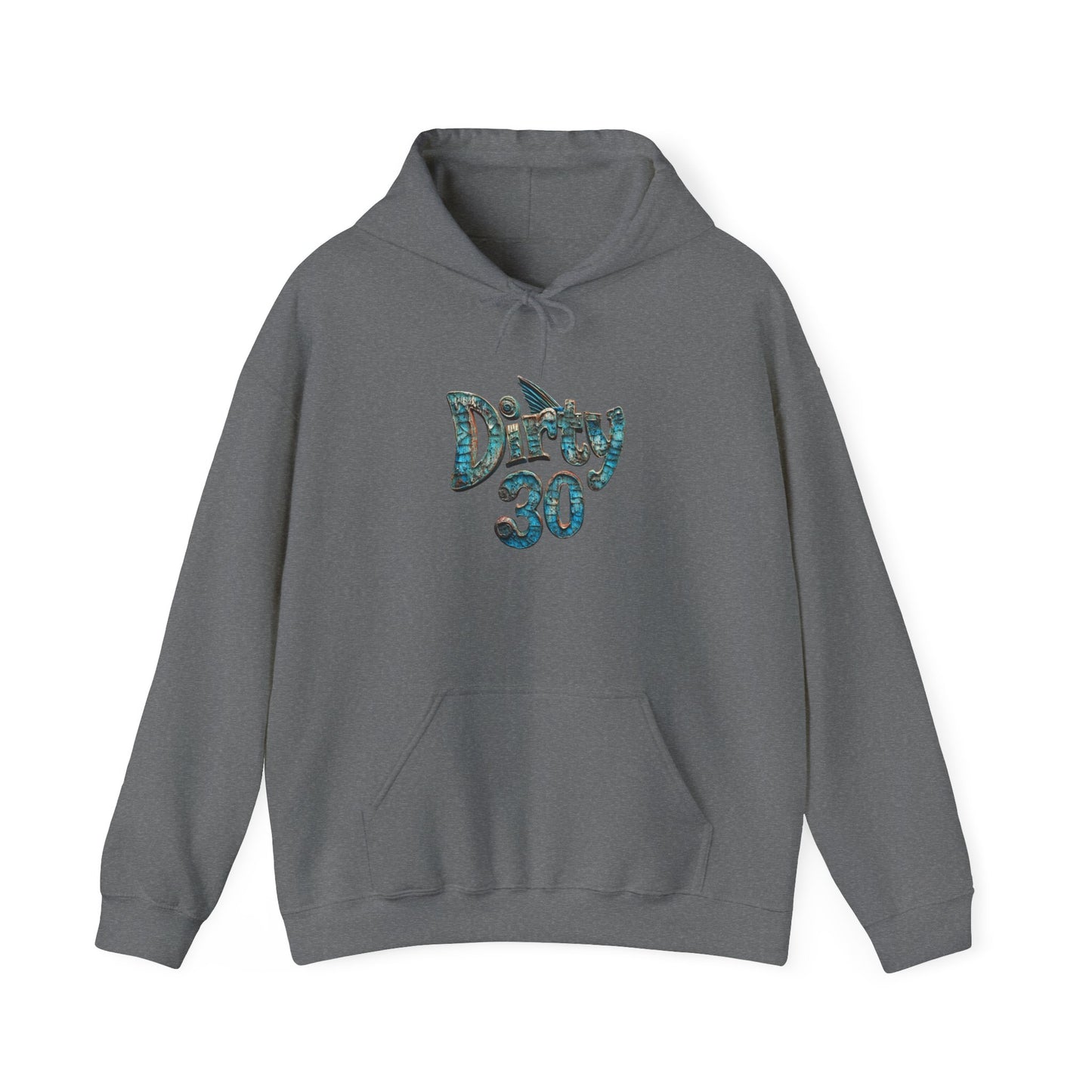 Dirty 30 Unisex Heavy Blend Hoodie - Comfy and Stylish Celebration Sweatshirt