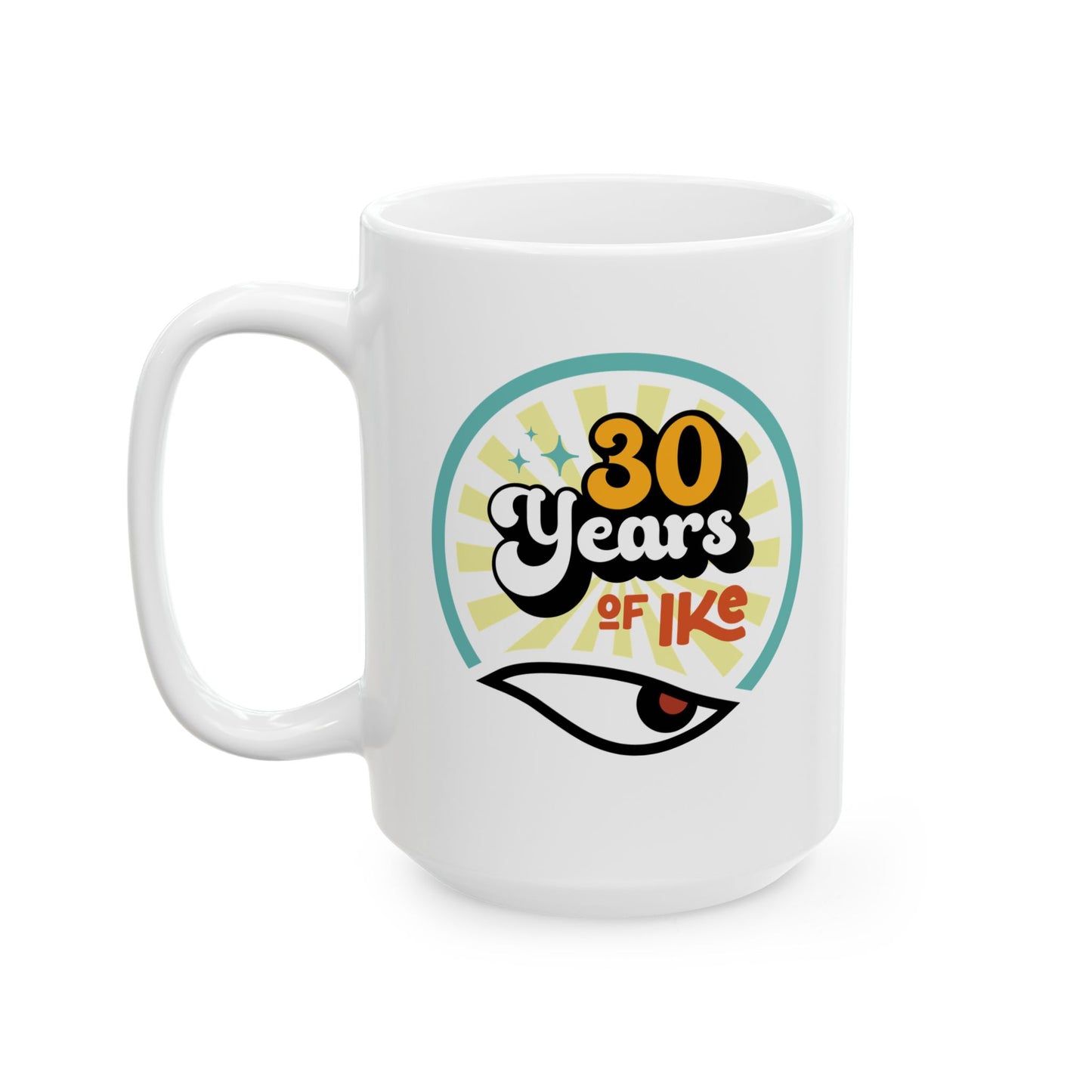 30 Years of Ike - Ceramic Mug, (11oz, 15oz)