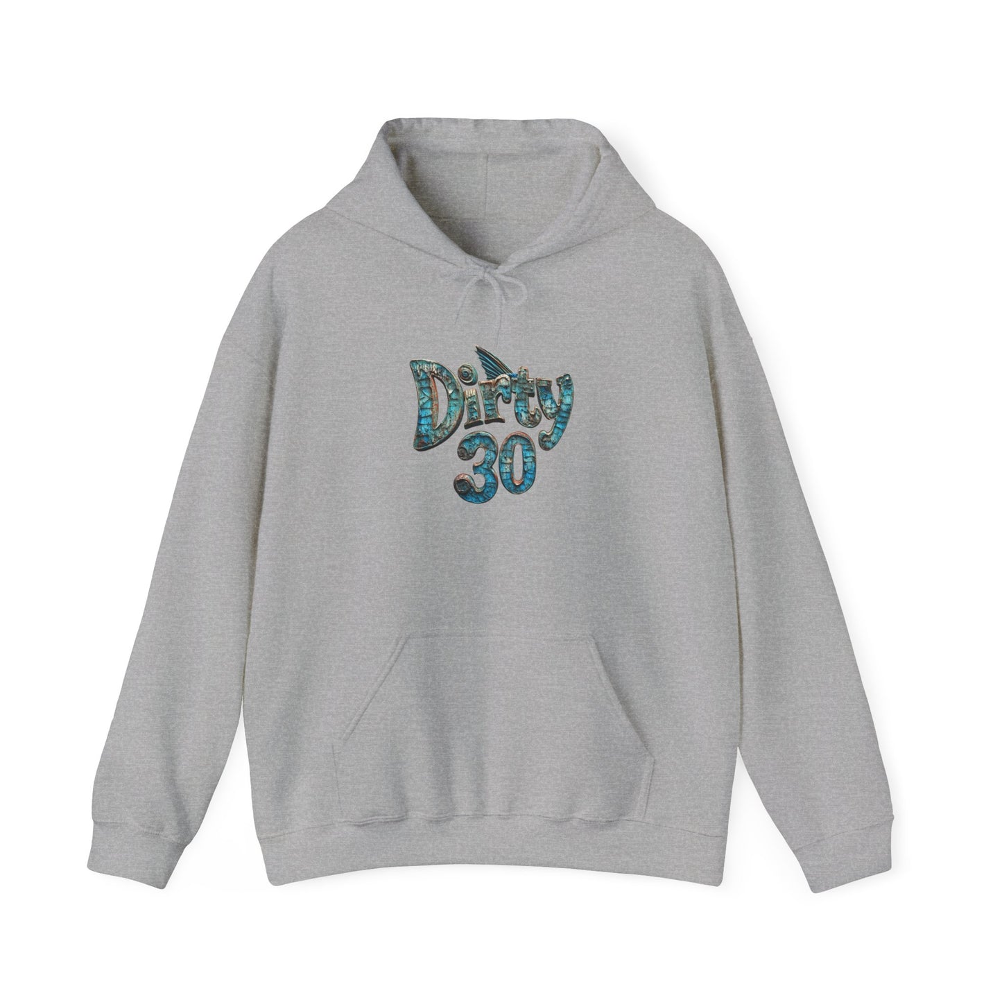 Dirty 30 Unisex Heavy Blend Hoodie - Comfy and Stylish Celebration Sweatshirt