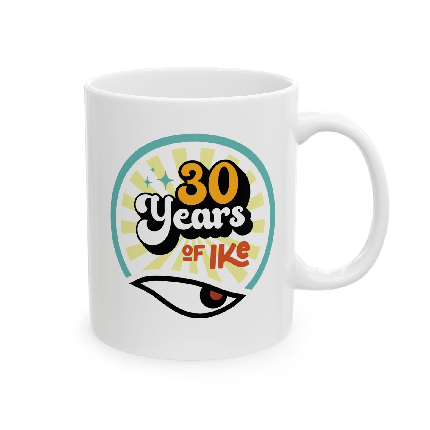 30 Years of Ike - Ceramic Mug, (11oz, 15oz)