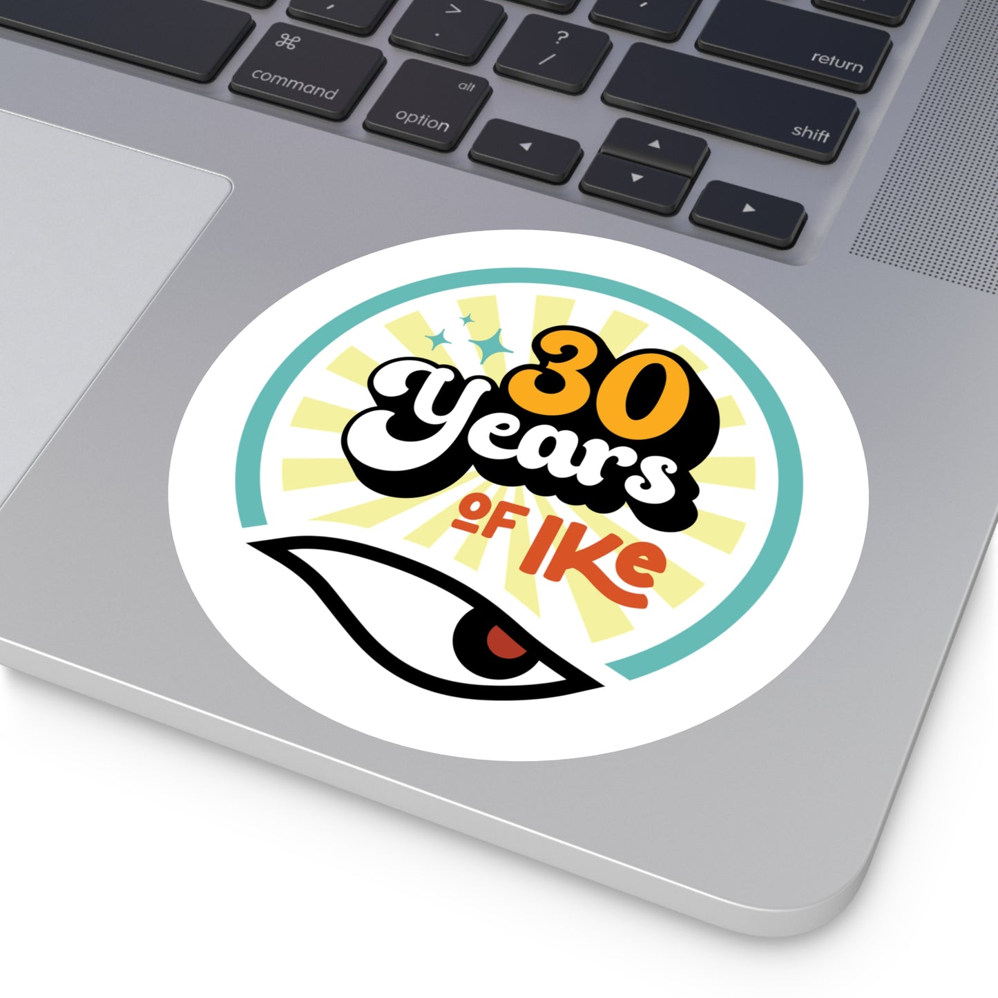 30 Years of Ike - Round Stickers, Indoor\Outdoor